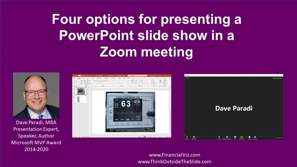 How to present powerpoint in zoom picture