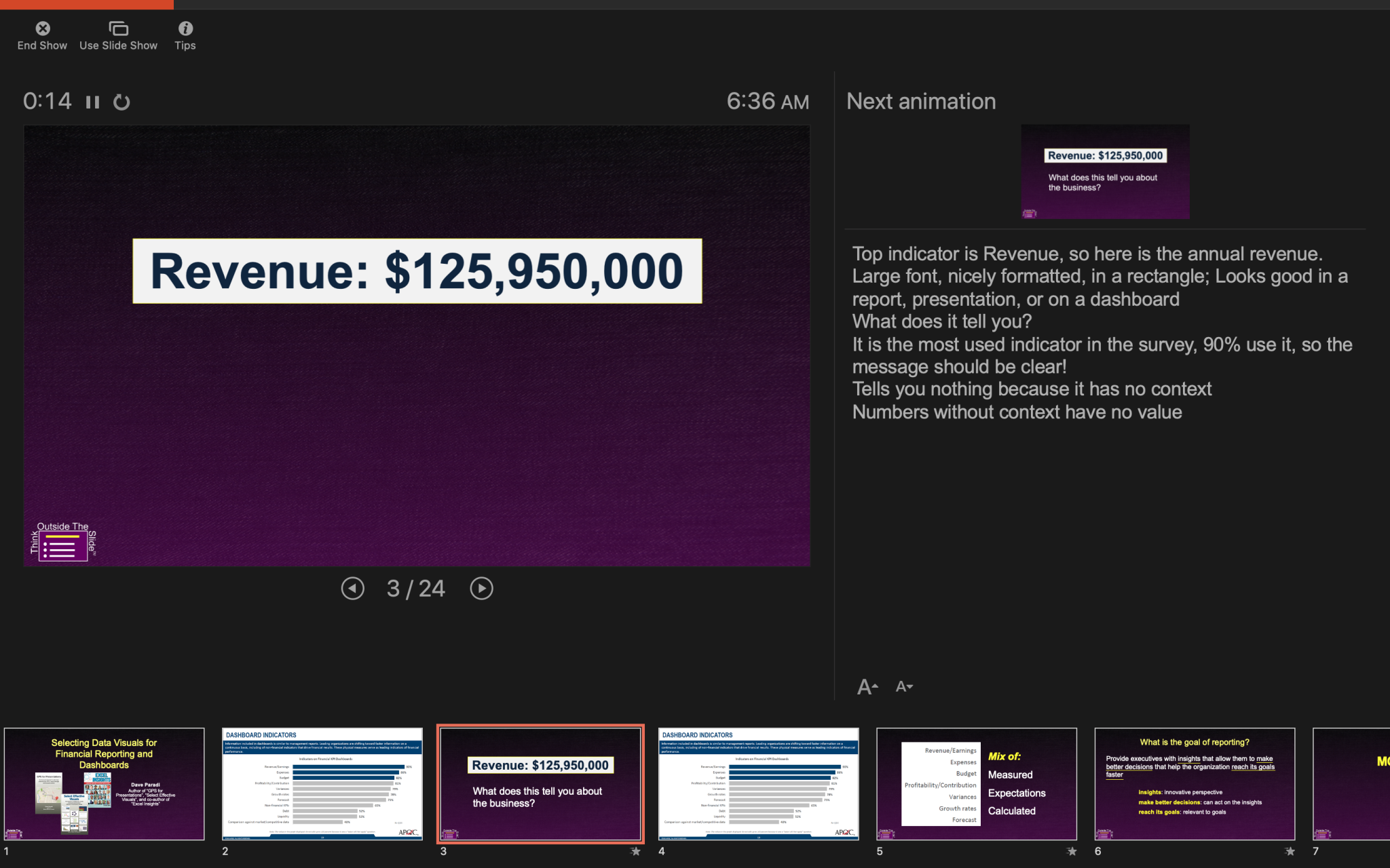 Presenter View in Zoom (Mac, 1 screen) Think Outside The Slide
