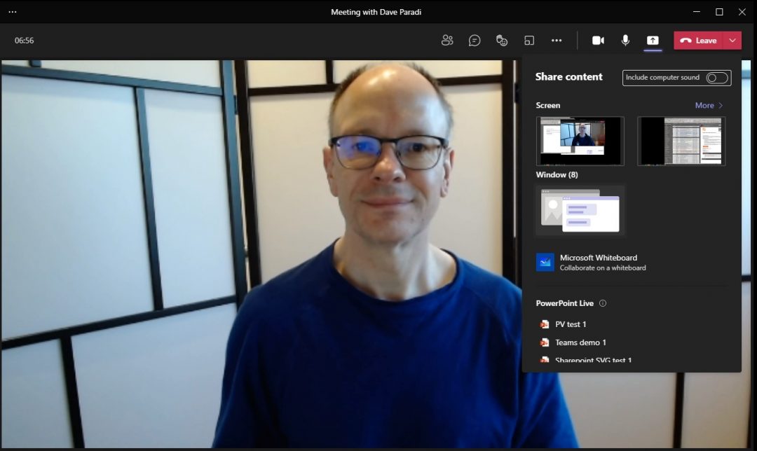 Using the new (Spring 2021) Microsoft Teams Share dialog | Think ...