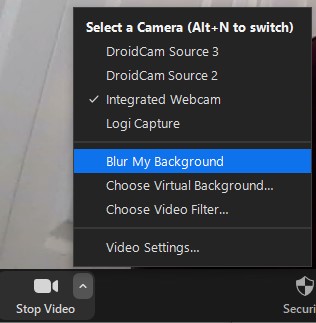 New option to blur your video background in Zoom February 2022 | Think  Outside The Slide